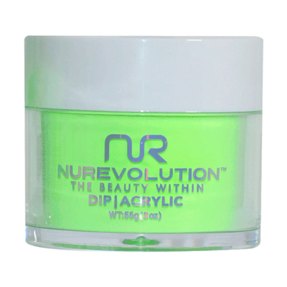 NuRevolution Trio Dip/Acrylic Powder 077 Limelight