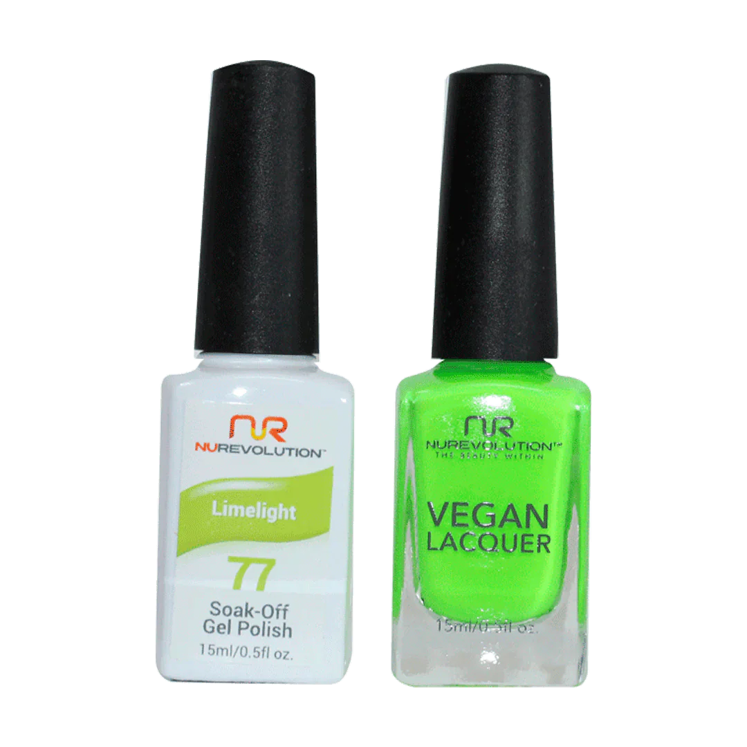 NuRevolution Trio Duo Gel &amp; Lacquer 077 Limelight