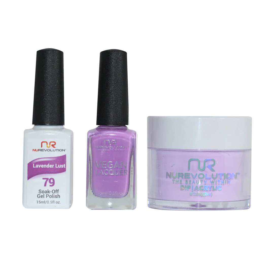 NuRevolution Trio set 079 Lavender Lust