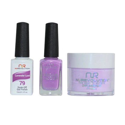 NuRevolution Trio set 079 Lavender Lust