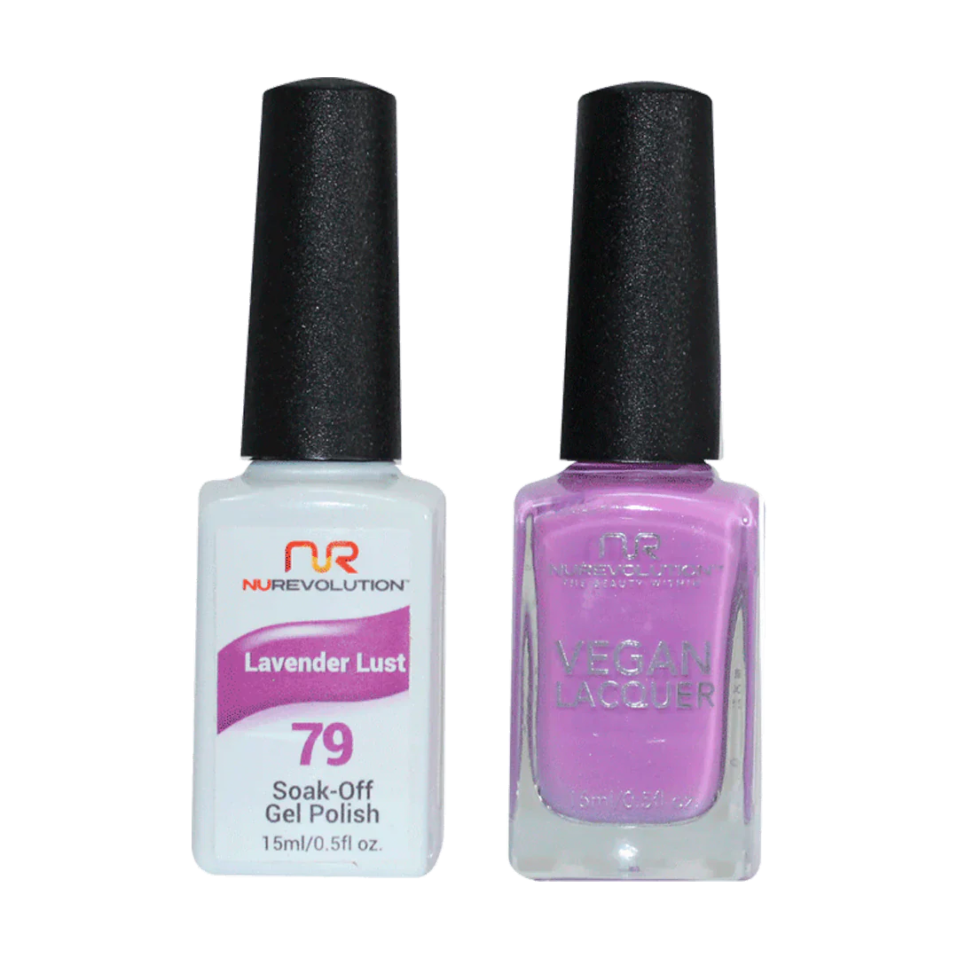 NuRevolution Trio Duo Gel &amp; Lacquer 079 Lavender Lust