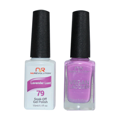 NuRevolution Trio Duo Gel &amp; Lacquer 079 Lavender Lust