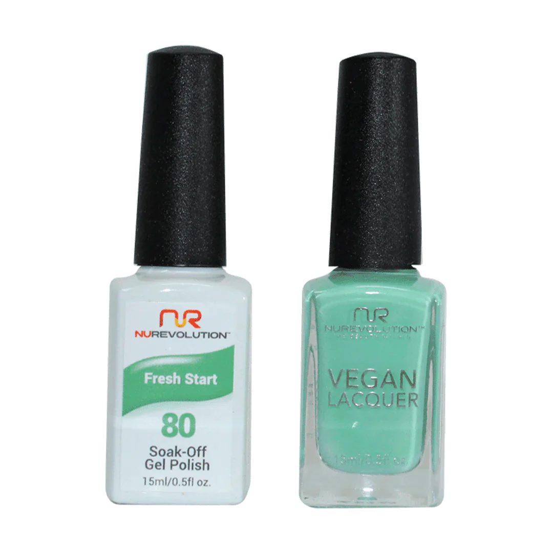 NuRevolution Trio Duo Gel &amp; Lacquer 080 Fresh Start