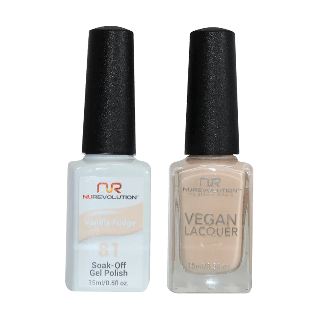 NuRevolution Trio Duo Gel &amp; Lacquer 081 Vanila Fudge