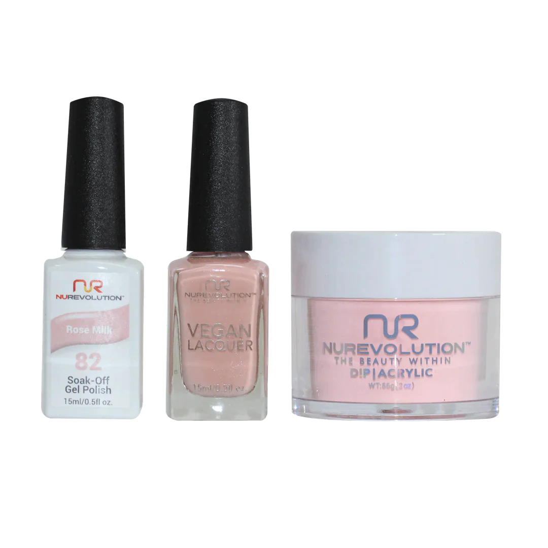 NuRevolution Trio set 082 Rose Milk