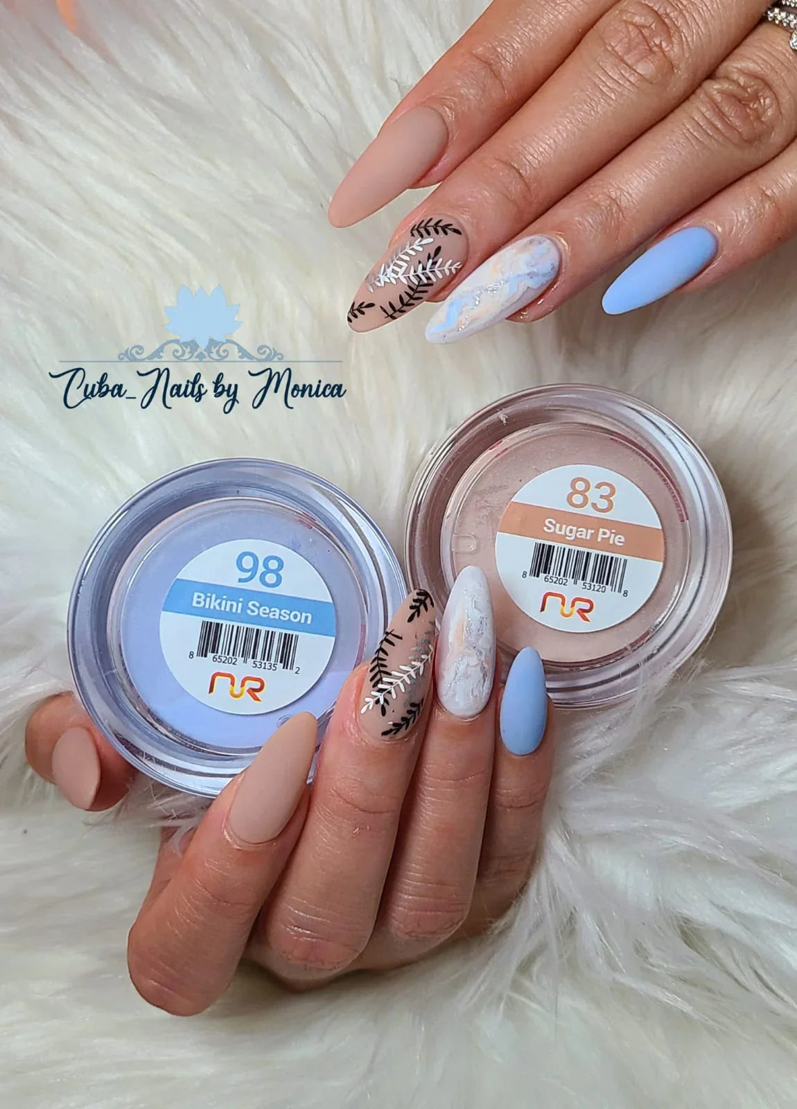 NuRevolution Trio Dip/Acrylic Powder 083 Sugar Pie