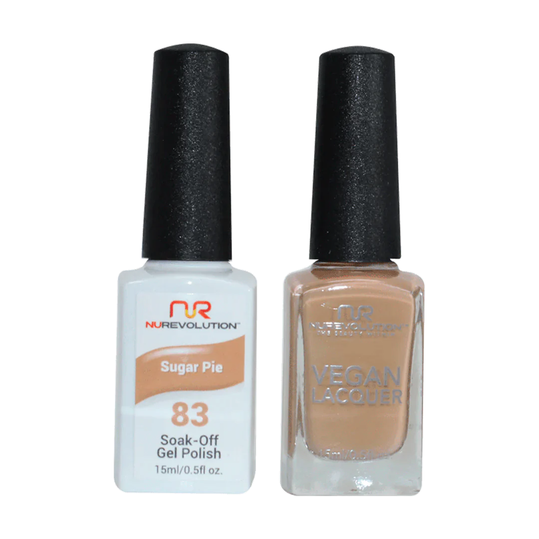 NuRevolution Trio Duo Gel &amp; Lacquer 083 Sugar Pie