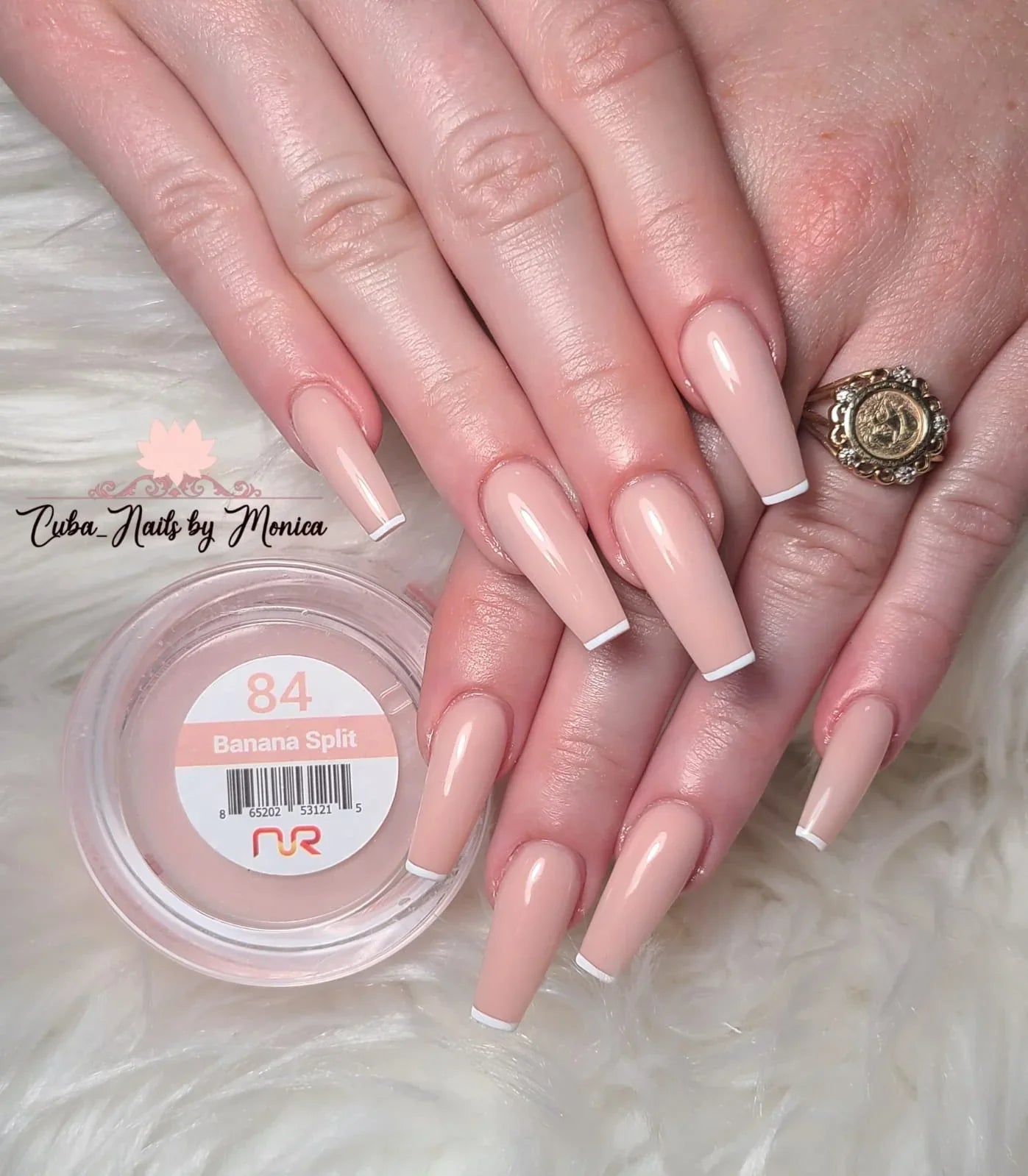 NuRevolution Trio Dip/Acrylic Powder 084 Banana Split