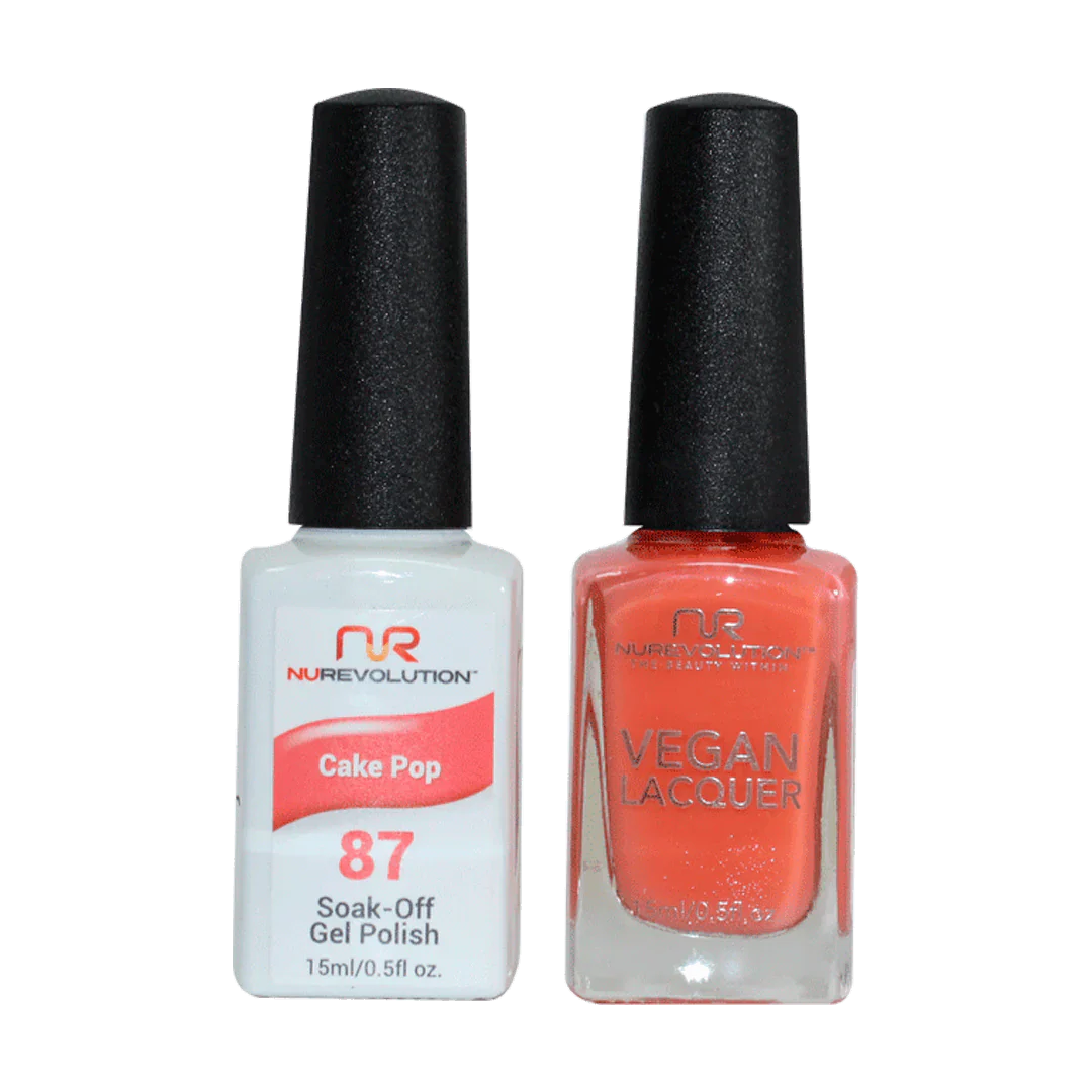 NuRevolution Trio Duo Gel &amp; Lacquer 087 Cake Pop