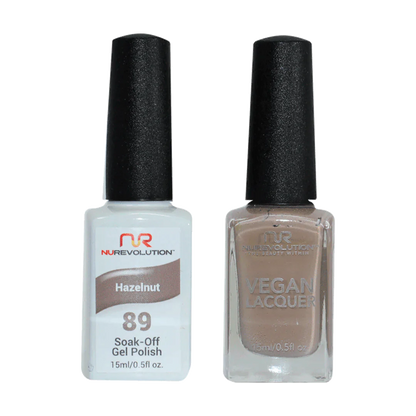 NuRevolution Trio Duo Gel &amp; Lacquer 089 Hazelnut