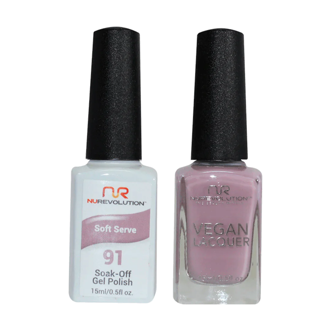 NuRevolution Trio Duo Gel &amp; Lacquer 091 Soft Serve