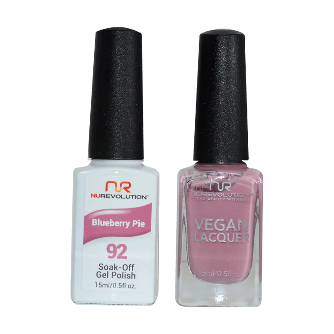 NuRevolution Trio Duo Gel &amp; Lacquer 092 Blueberry Pie