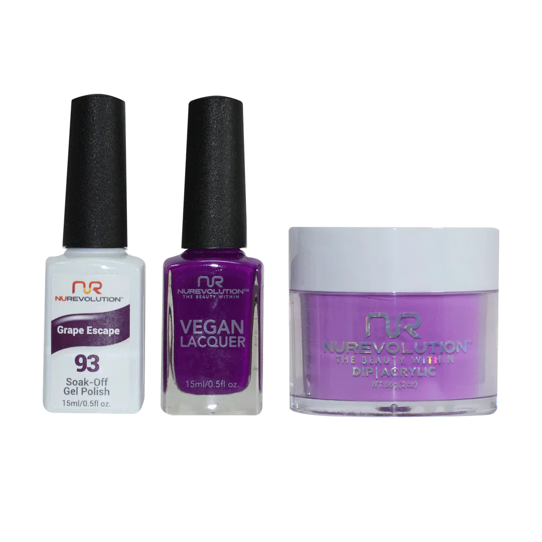 NuRevolution Trio set 093 Grape Excape