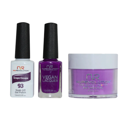 NuRevolution Trio set 093 Grape Excape