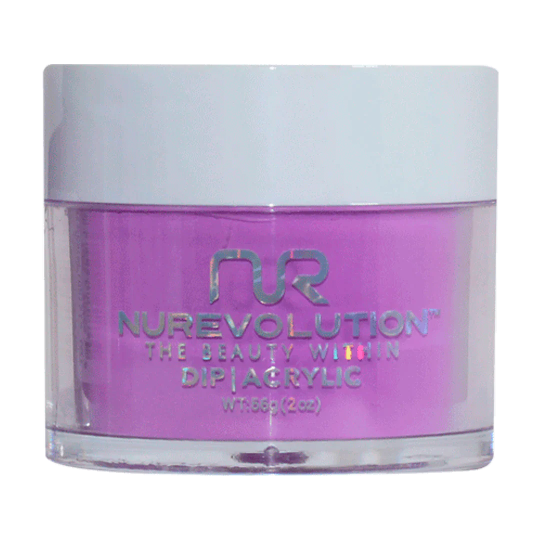 NuRevolution Trio Dip/Acrylic Powder 093 Grape Escape