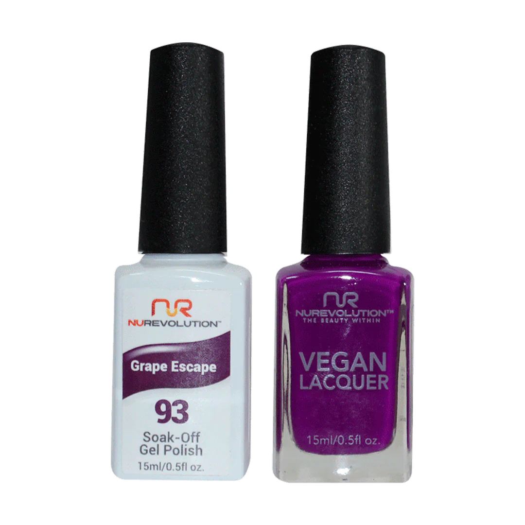 NuRevolution Trio Duo Gel &amp; Lacquer 093 Grape Escape