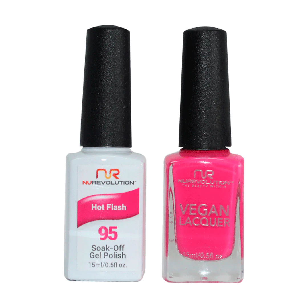 NuRevolution Trio Duo Gel &amp; Lacquer 095 Hot Flash