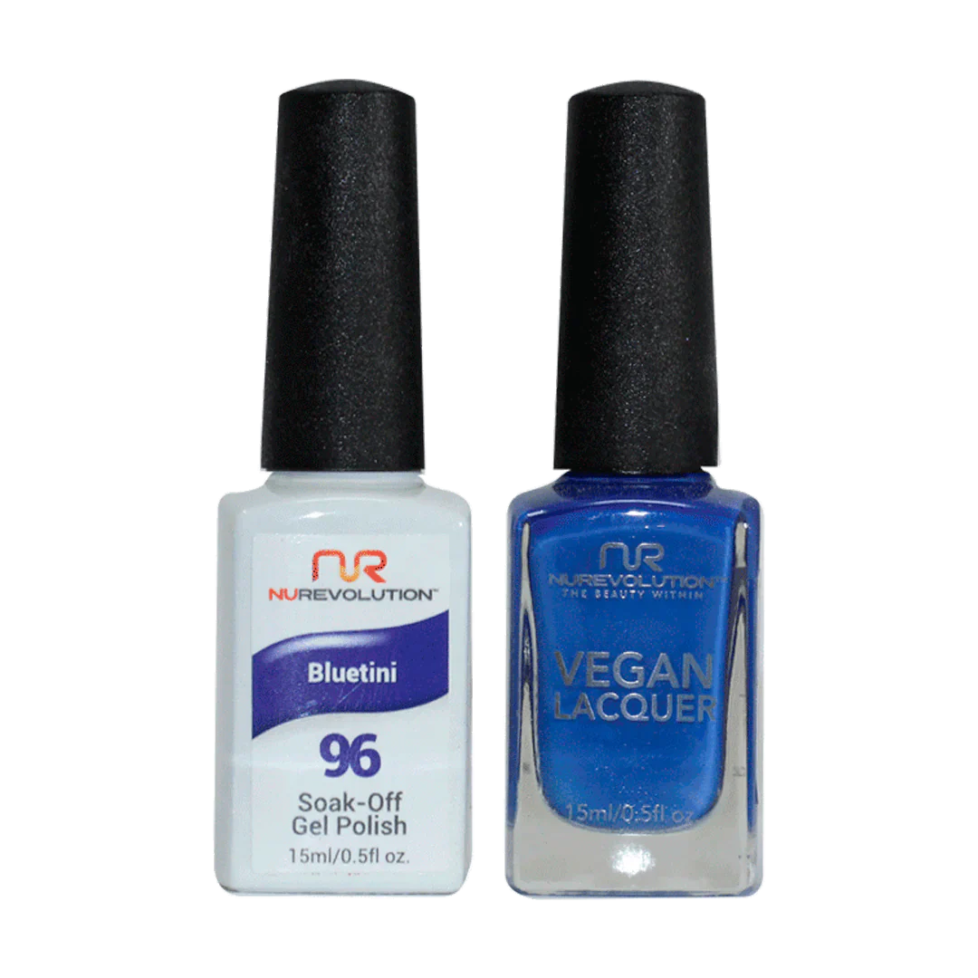 NuRevolution Trio Duo Gel &amp; Lacquer 096 Bluetini