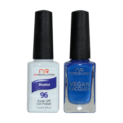 NuRevolution Trio Duo Gel &amp; Lacquer 096 Bluetini