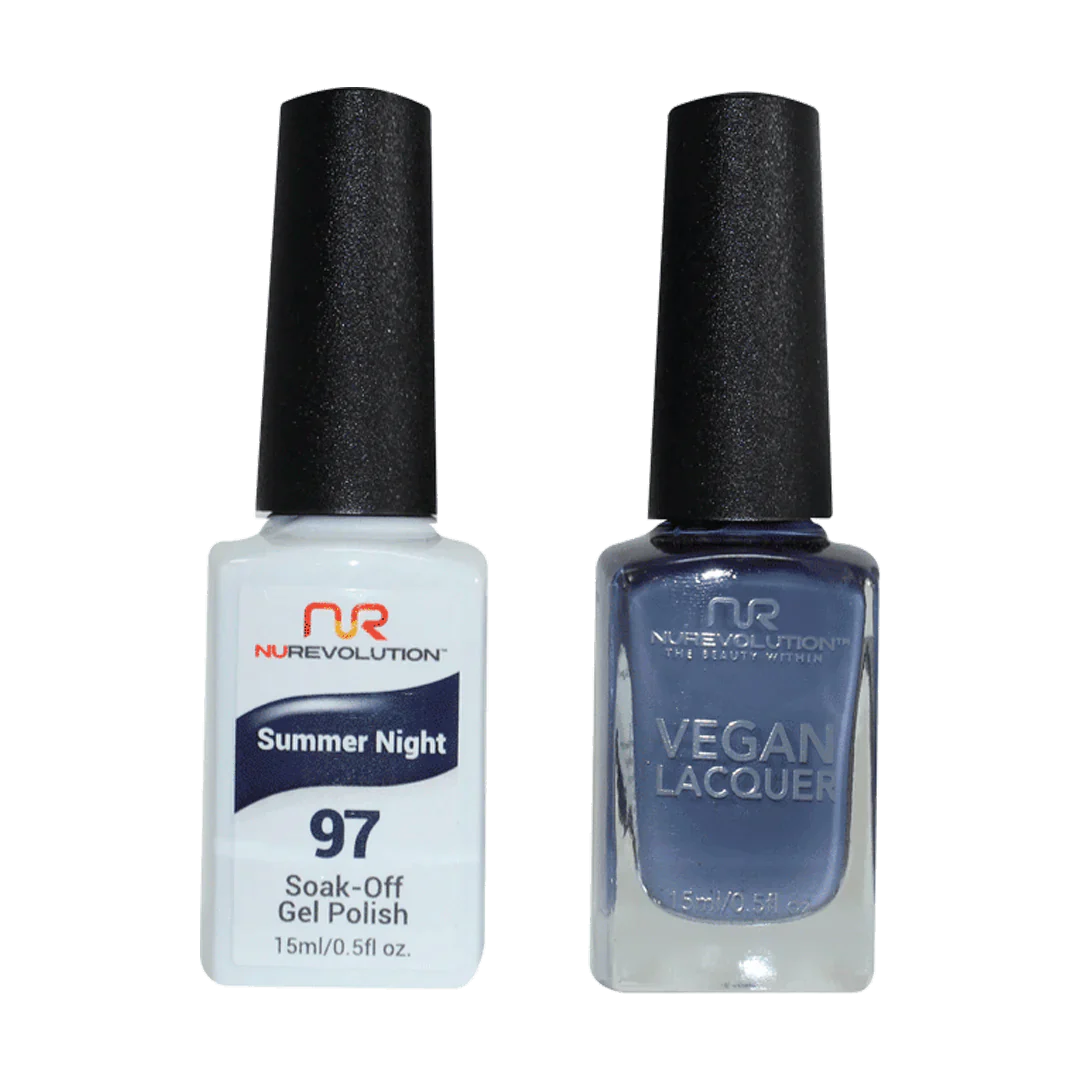 NuRevolution Trio Duo Gel &amp; Lacquer 097 Summer Night