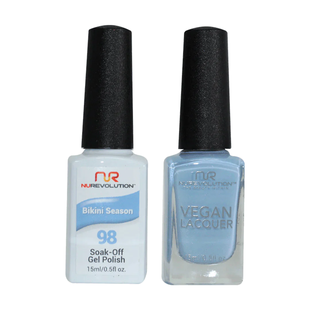 NuRevolution Trio Duo Gel &amp; Lacquer 098 Bikini Season