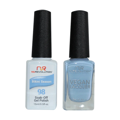 NuRevolution Trio Duo Gel &amp; Lacquer 098 Bikini Season