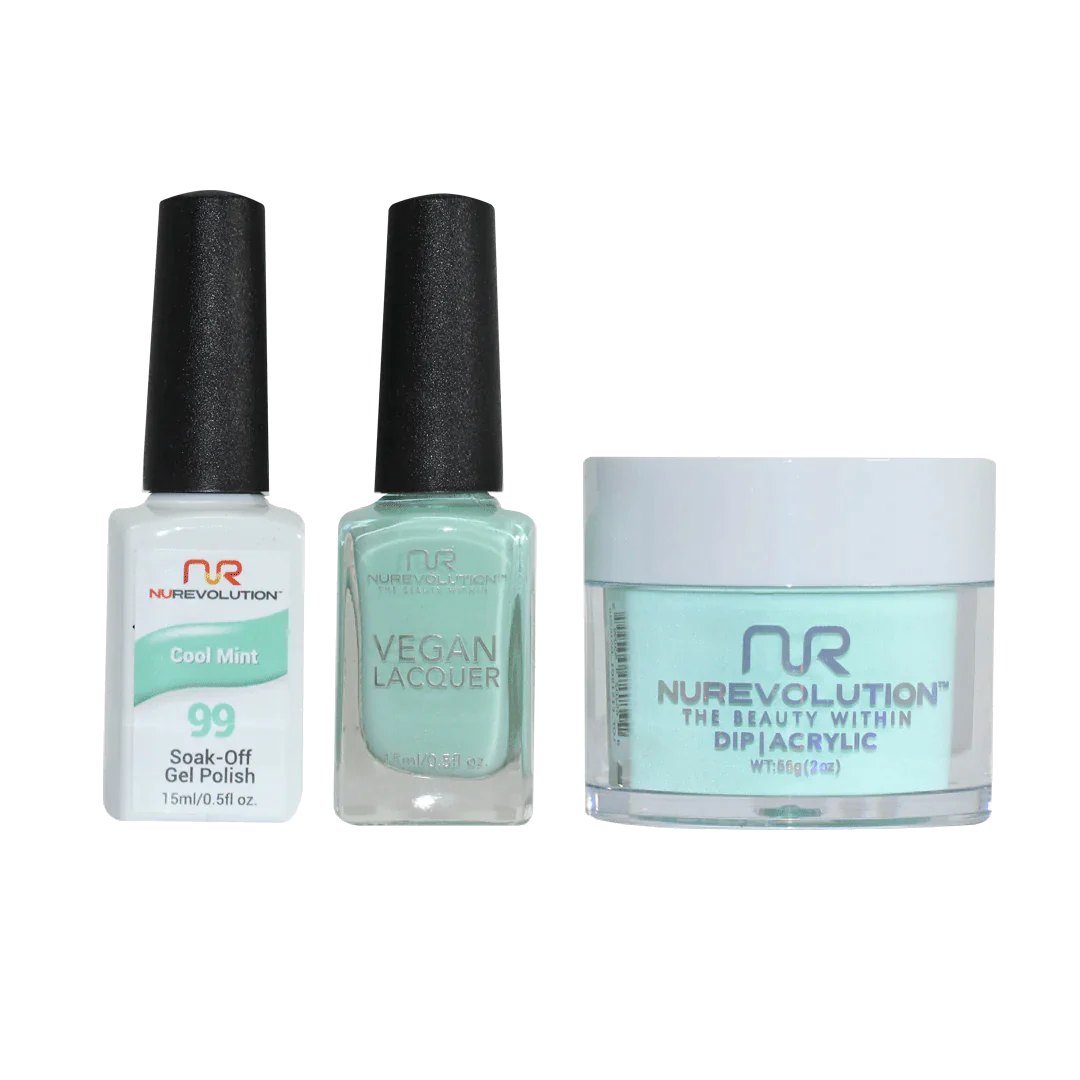 NuRevolution Trio set 099 Cool Mint