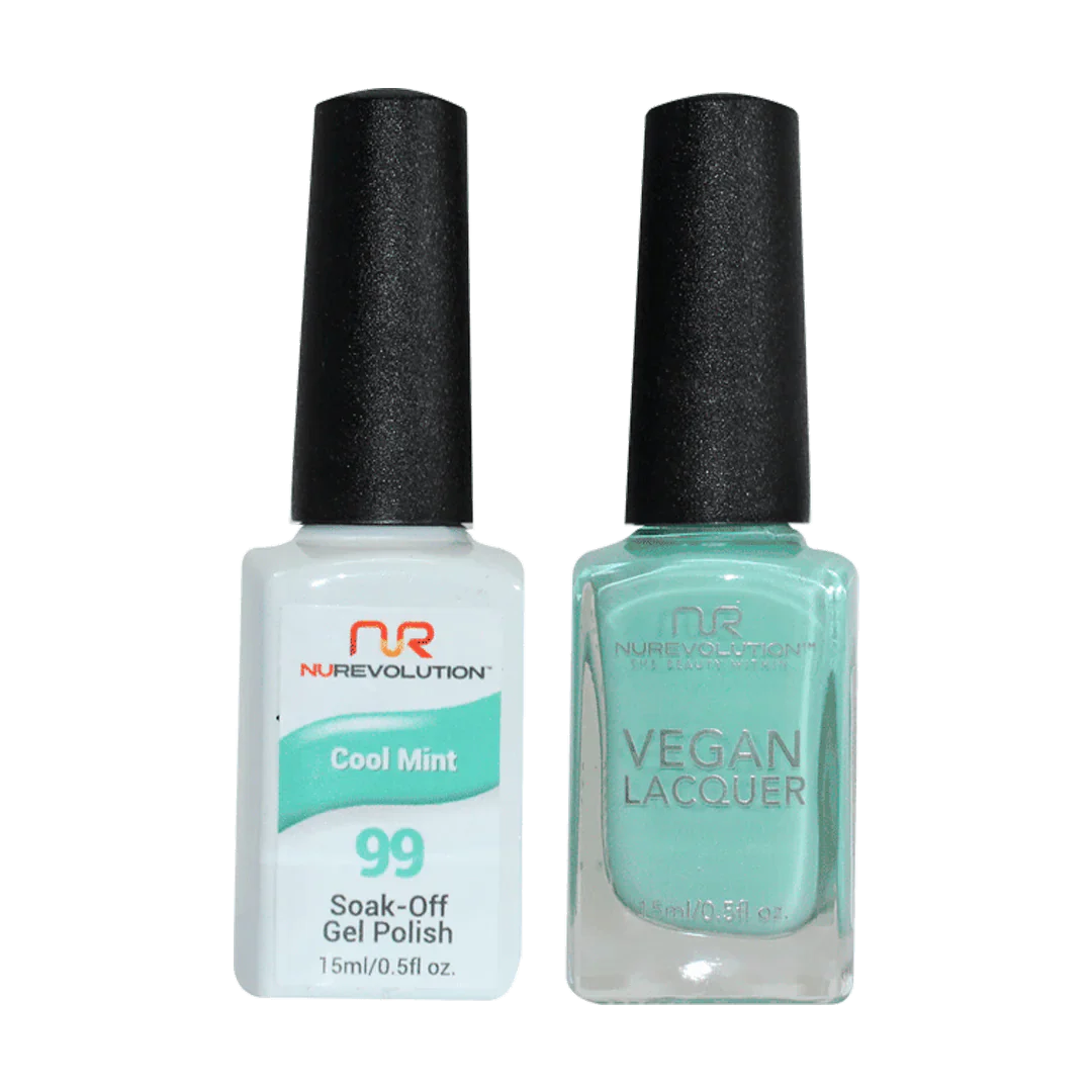 NuRevolution Trio Duo Gel &amp; Lacquer 099 Cool Mint