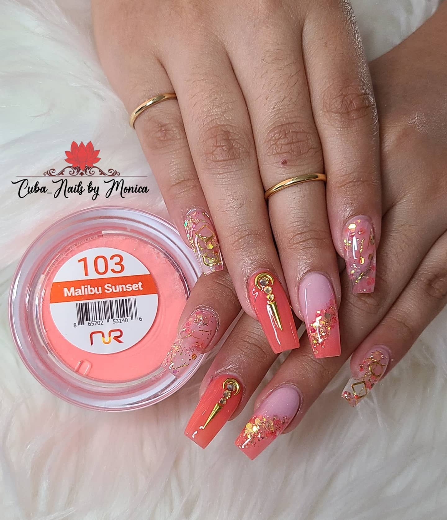 NuRevolution Trio Dip/Acrylic Powder 103 Malibu Sunset