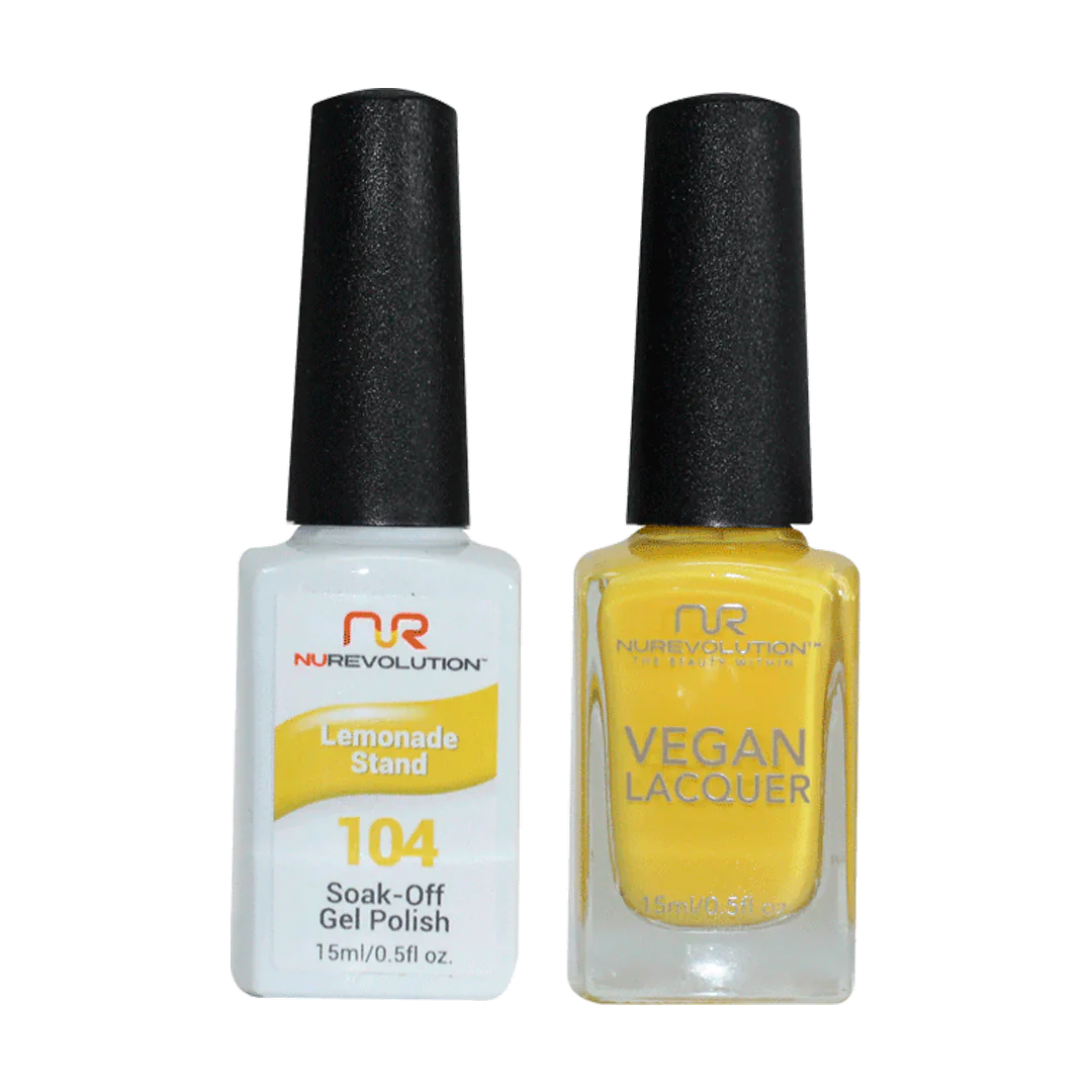 NuRevolution Trio Duo Gel &amp; Lacquer 104 Lemonade Stand