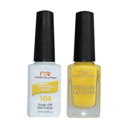 NuRevolution Trio Duo Gel &amp; Lacquer 104 Lemonade Stand