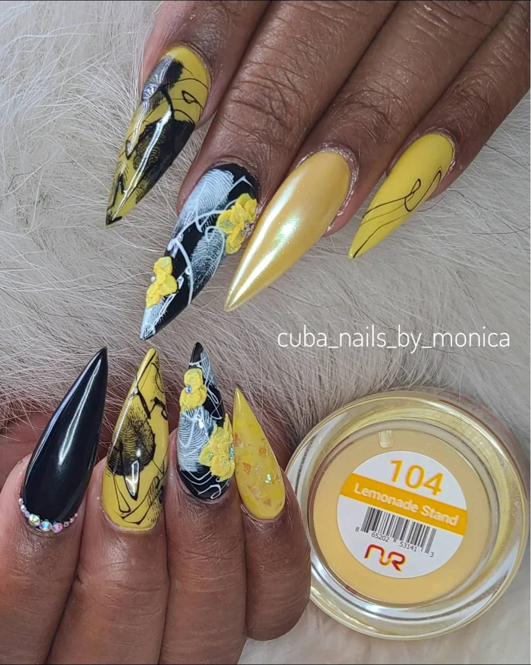 NuRevolution Trio Dip/Acrylic Powder 104 Lemonade Stand