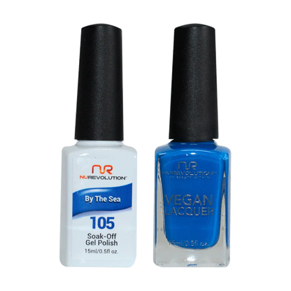 NuRevolution Trio Duo Gel &amp; Lacquer 105 By The Sea