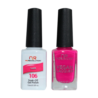 NuRevolution Trio Duo Gel &amp; Lacquer 106 Lush