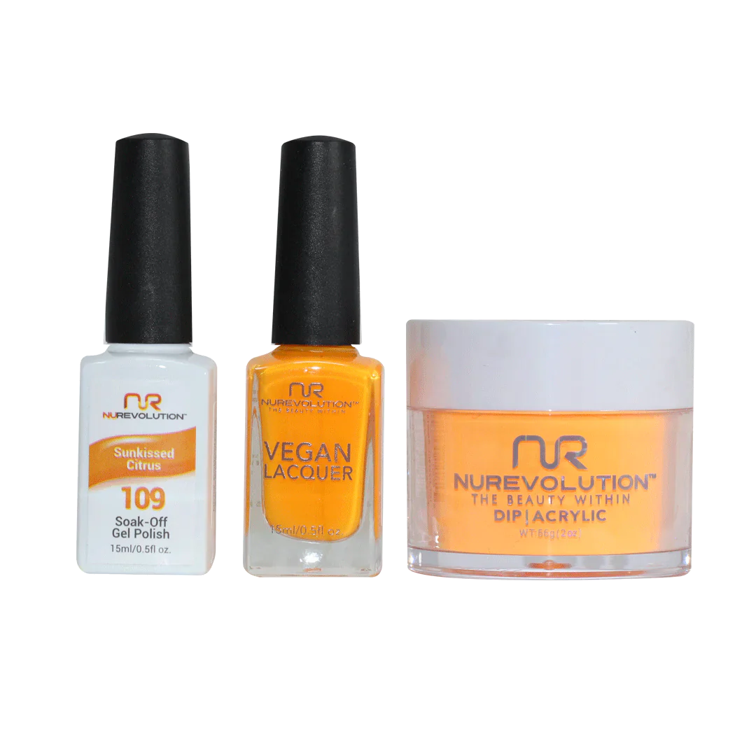 NuRevolution Trio set 109 Sunkissed Sitrus