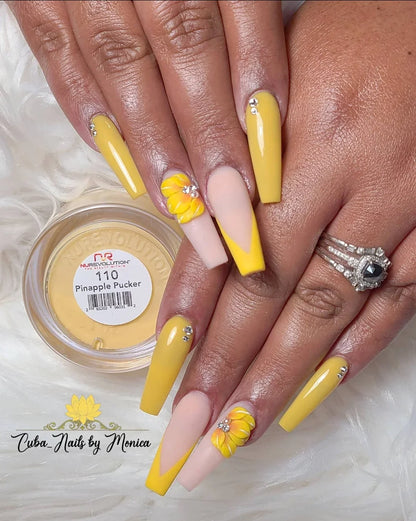 NuRevolution Trio Dip/Acrylic Powder 110 Pinapple Pucker