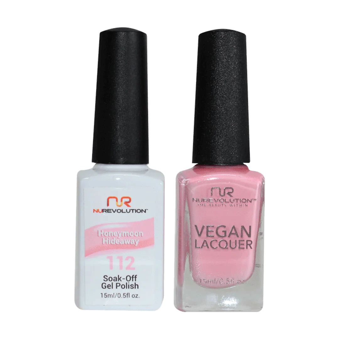 NuRevolution Trio Duo Gel &amp; Lacquer 112 Honeymoon Hideaway