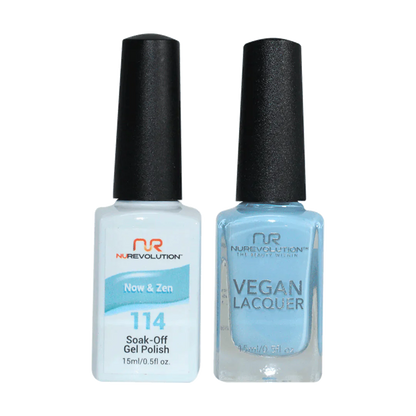 NuRevolution Trio Duo Gel &amp; Lacquer 114 Now &amp; Zen