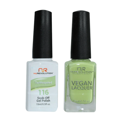 NuRevolution Trio Duo Gel &amp; Lacquer 116 Twitterpated