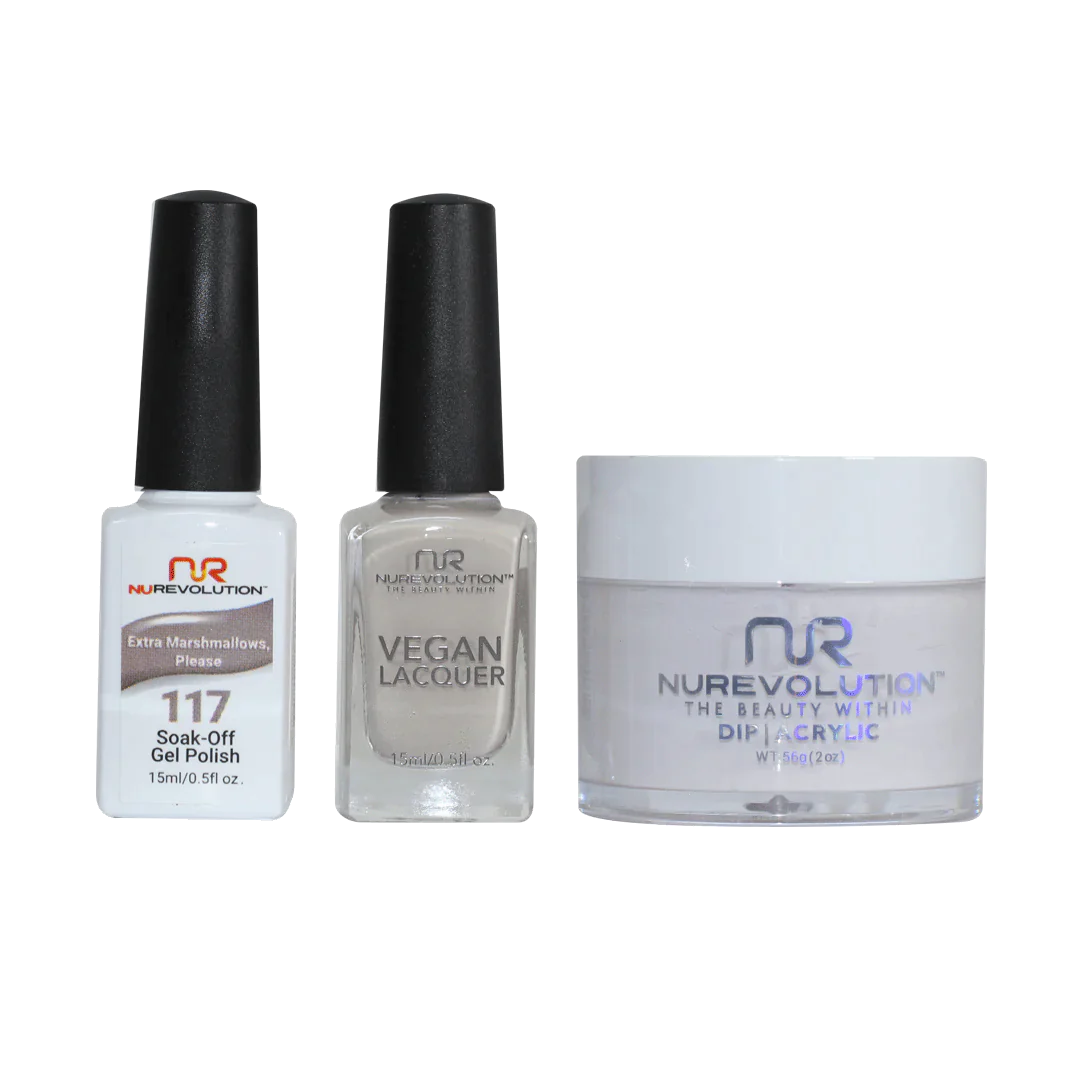 NuRevolution Trio set 117 Extra Marshmallow, Please