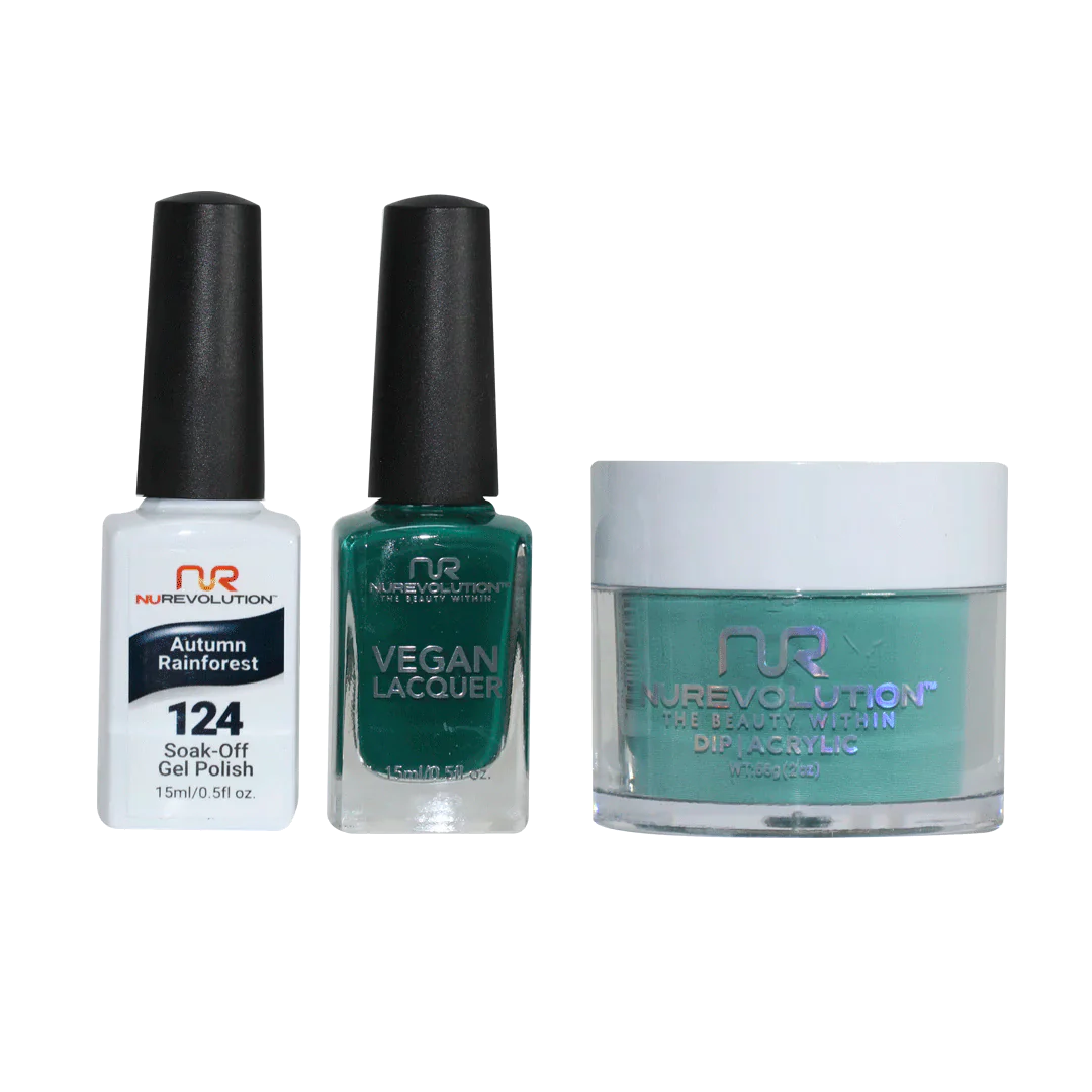 NuRevolution Trio set 124 Autumn Rainforest