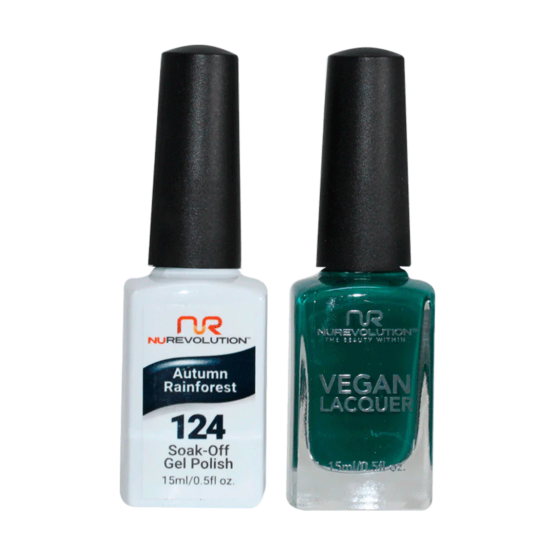 NuRevolution Trio Duo Gel &amp; Lacquer 124 Autumn Rainforest