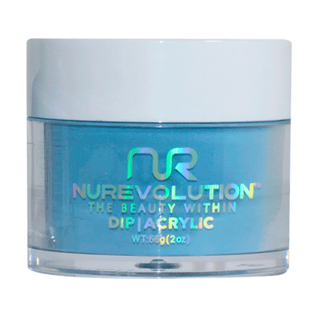 NuRevolution Trio Dip/Acrylic Powder 126 Feeling Bleu