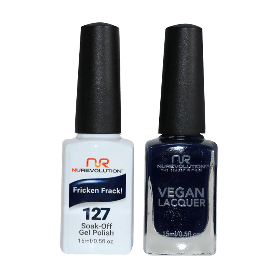 NuRevolution Trio Duo Gel &amp; Lacquer 127 Fricken Frack