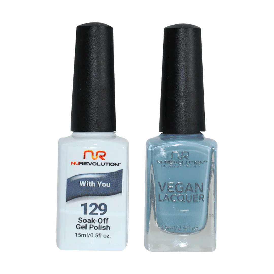 NuRevolution Trio Duo Gel &amp; Lacquer 129 With You