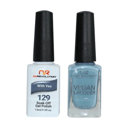 NuRevolution Trio Duo Gel &amp; Lacquer 129 With You