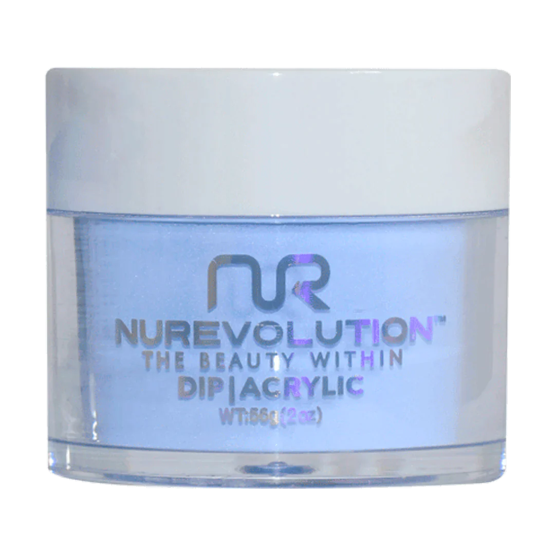 NuRevolution Trio Dip/Acrylic Powder 132 Peek-a-Blue