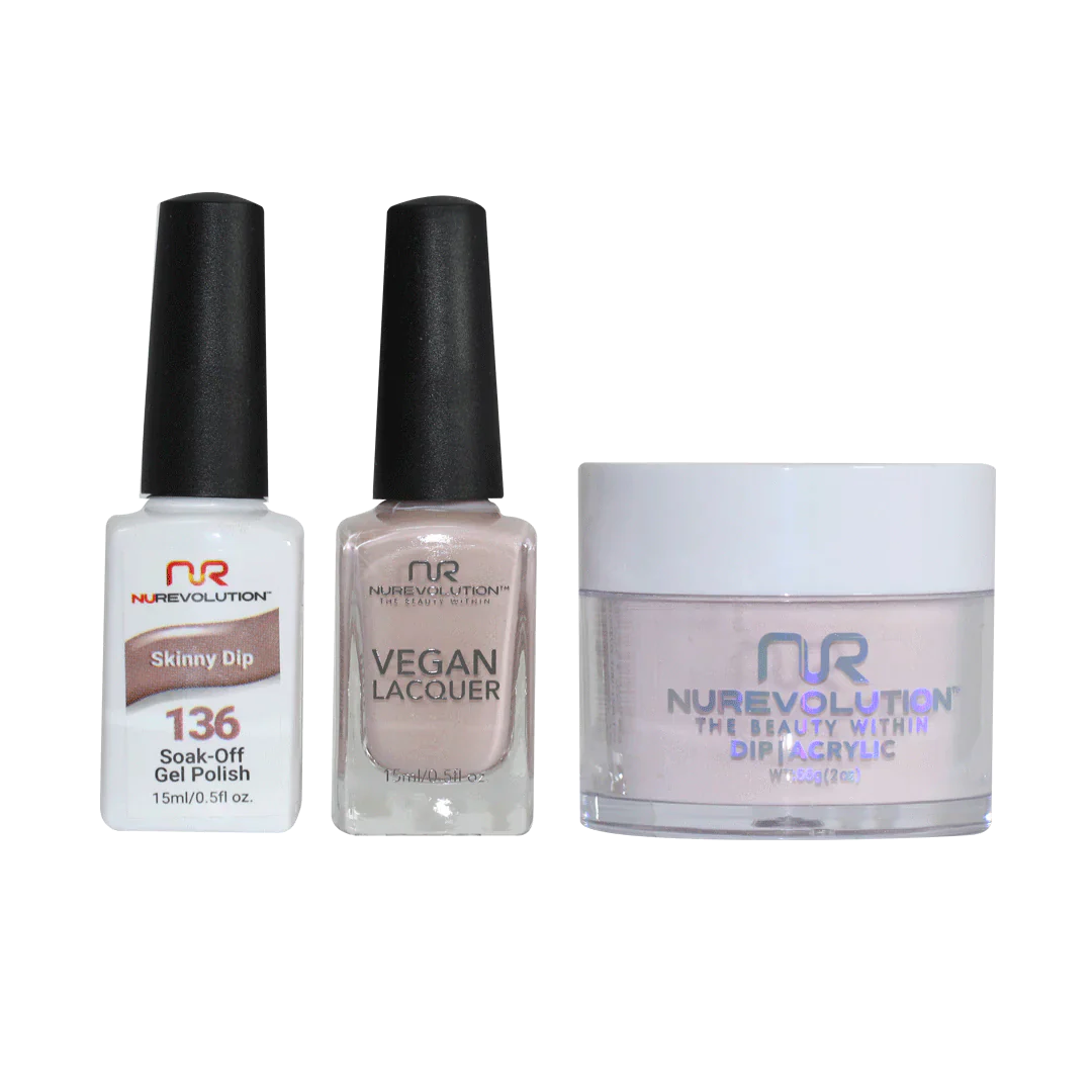 NuRevolution Trio set 136 Skinny Dip