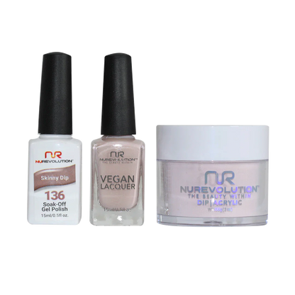 NuRevolution Trio set 136 Skinny Dip