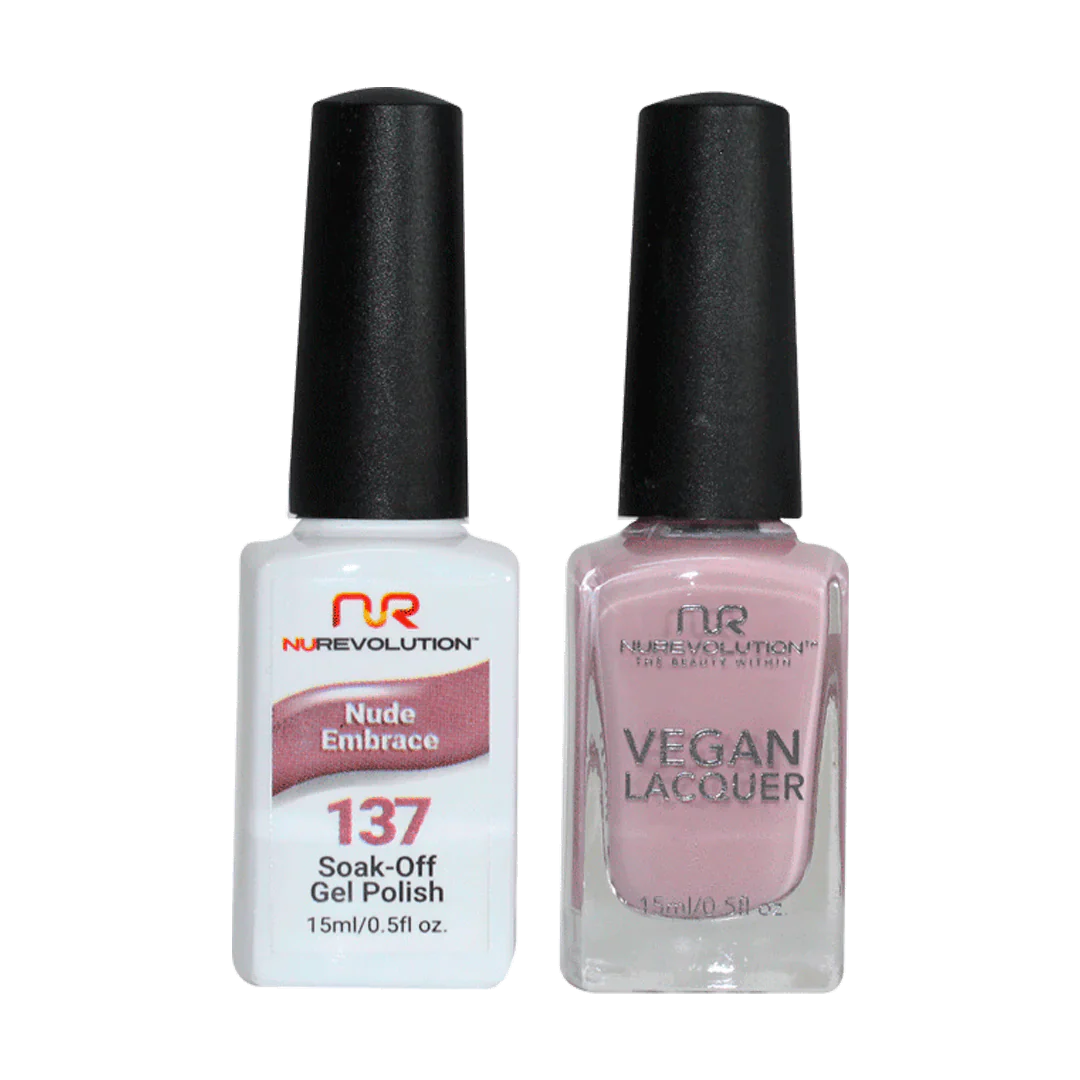 NuRevolution Trio Duo Gel &amp; Lacquer 137 Nude Embrace